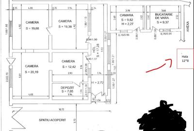 Casă cu 4 camere cu Teren 421 Mp în Central - 1