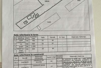 Casă cu 3 camere cu Teren 3075 Mp în Balș - 1