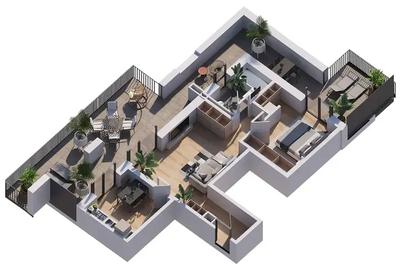 Apartament cu 2 camere semidecomandat în Theodor Pallady - 1