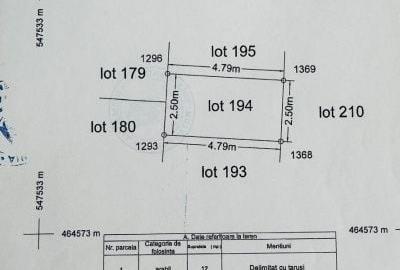 Teren de 12 mp, în Tractorul