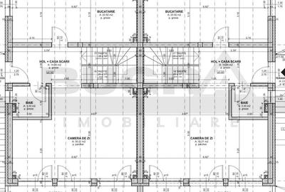 Duplex cu 5 camere cu Teren 300 Mp în Florești - 6