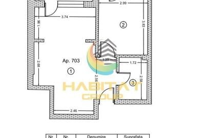 Apartament cu 2 camere decomandat în Vest