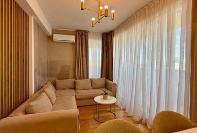 Apartament cu 2 camere semidecomandat, mobilat în Aviației