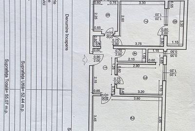 Apartament cu 2 camere în Mircea-Vodă