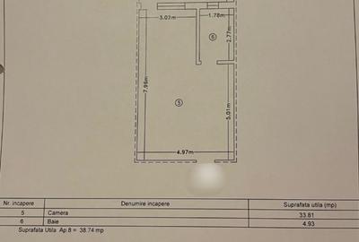Garsonieră semidecomandată, mobilată în Mamaia-Sat - 7