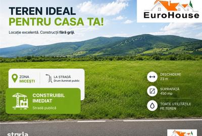 Teren de 450 mp, în Micești