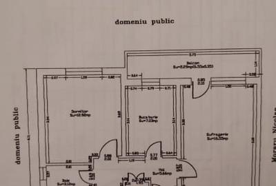 Apartament cu 2 camere decomandat în Farfuria