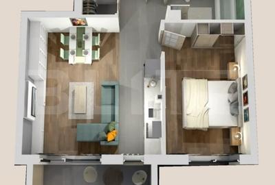 Apartament cu 2 camere semidecomandat în Mănăștur - 1