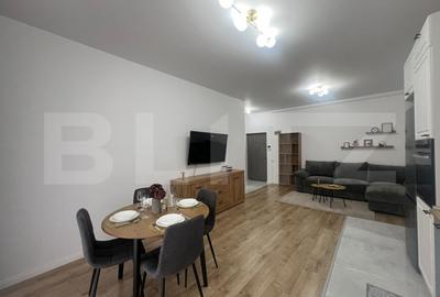 Apartament cu 2 camere semidecomandat, mobilat în Florești