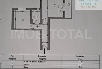 Apartament cu 2 camere decomandat în Trivale - 10