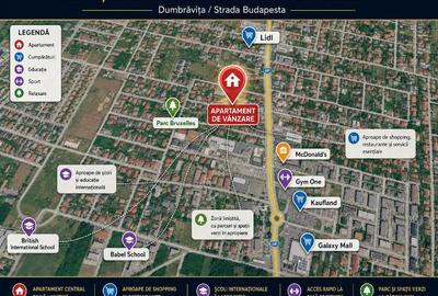 Apartament cu 3 camere decomandat, mobilat în Dumbrăvița - 2