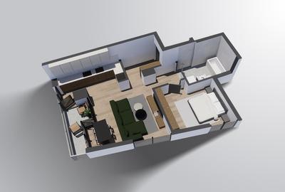 Apartament cu 2 camere decomandat în Central - 2
