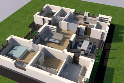 Casa 130 mp plus teren 4174mp in Slatioarele la 15 km de Pitesti - 1