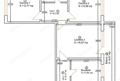 Apartament cu 3 camere semidecomandat în Medicină - 4