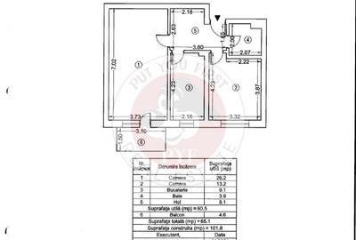 Apartament cu 2 camere decomandat în Lujerului - 1