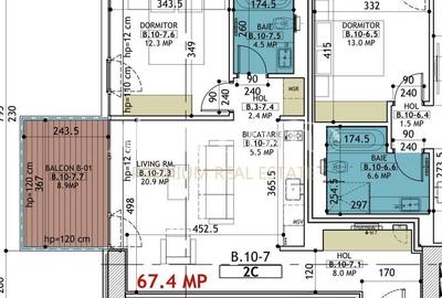 Apartament NOU luminos cu 2 camere/ Complex Rezidential/One Verdi Park/Parcare - 5