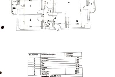 Apartament cu 3 camere decomandat în ICIL