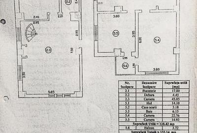 Apartament cu 3 camere decomandat în Central