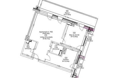 Apartament cu 3 camere în Sud - 4