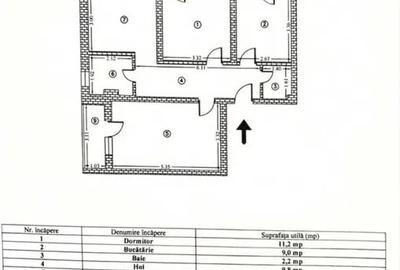 Apartament cu 3 camere decomandat în Central - 1