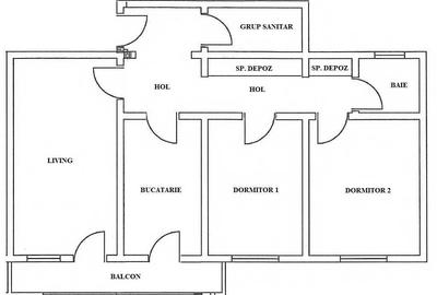 Apartament cu 3 camere decomandat în Central - 3