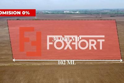 COMISION 0% Teren Extravilan 30.000 mp, front 102 ml, zona Dunca