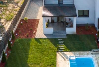 Casa cuplata de 4 camere, ultra moderna, curte cu piscina, zona Jucu - 16