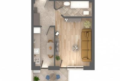 *BLOC NOU*Apartament 1 camera,Podu Ros,Casa Sindicatelor - 2