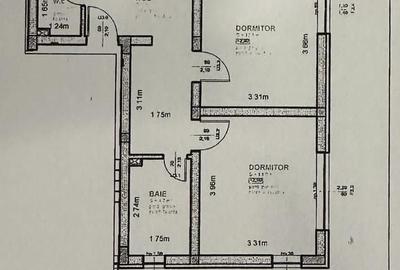 Apartament cu 3 camere în Central - 3