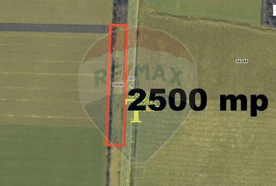 Teren de 2500 mp, în Nord