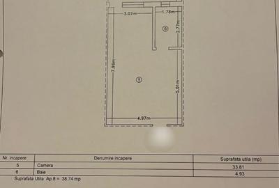 Garsonieră semidecomandată, mobilată în Mamaia-Sat - 8