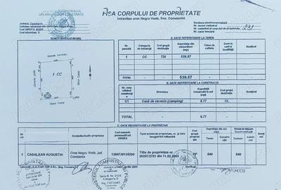Teren de 540 mp, în Central - 1