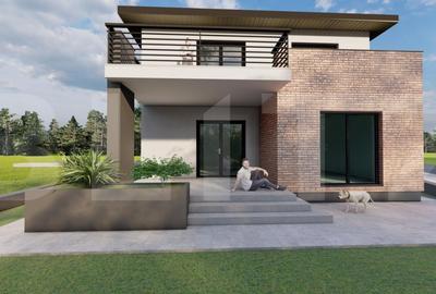Casa individuala P+1 | Lugoj | 4 terase | 433,35 mpu curte
