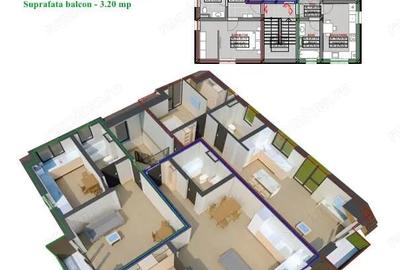 Apartament cu 2 camere în Central