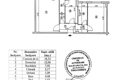 Apartament cu 2 camere decomandat, mobilat în Timpuri Noi - 20