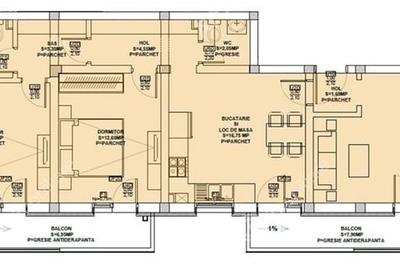 Apartament cu 3 camere 2 bai si 2 balcoane etaj 1 zona Doamna Stanca - 8