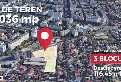 Teren de 10036 mp, în Apărătorii Patriei