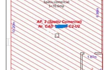 Spațiu comercial, de 76 mp, în Central