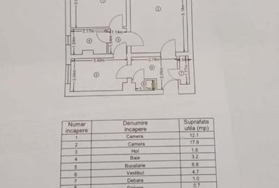 Apartament cu 2 camere decomandat în Alexandru cel Bun