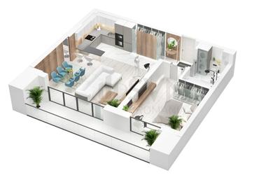 Apartament cu 2 camere decomandat în Pipera - 2