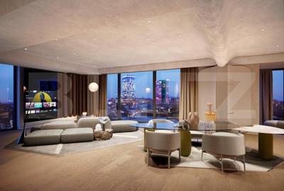 Duplex Lux 4 camere, 197 mp, terasa 24 mp, Aviatiei