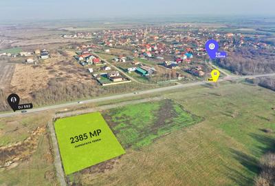 Vanzare | Teren industrial | 2385 MP | Apa Curent Canal | Mosnita Noua - 3