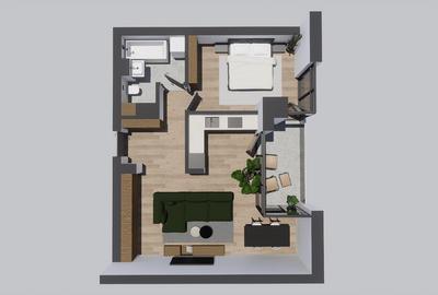 Apartament cu 2 camere decomandat în Central - 2