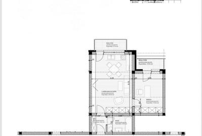 Apartament 2 camere tip studio 46mp Subcetate Sanpetru - 10