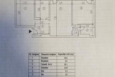 Apartament cu 3 camere semidecomandat în Hristo Botev - 8