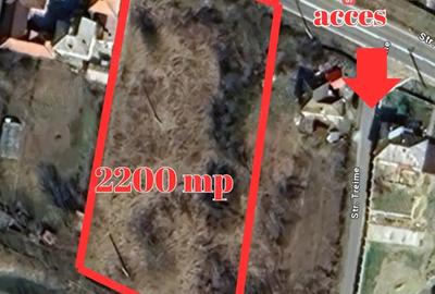 Teren de 2200 mp, în Bunești