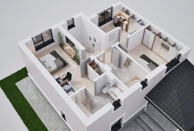 Duplex cu design premium și grădină proprie - 33