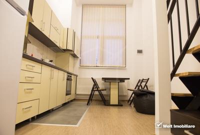 Apartament cu 1 camere, dispus pe 2 niveluri, finisat, mobilat si utilat ! - 1