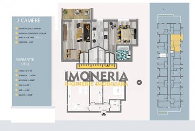Birou-2 camere decomandat-parcare-0% comision-nou 2024 - 6