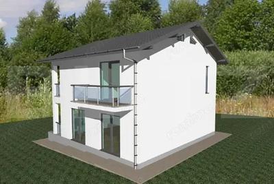 Casa familiala in suprafa?a de 120 mp utili, la poalele Mesesului
